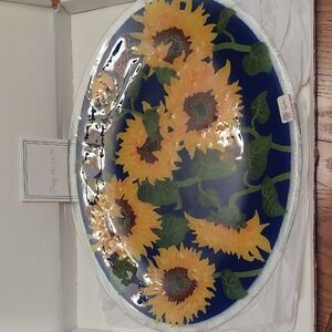 Sunflower Decorative Plate
